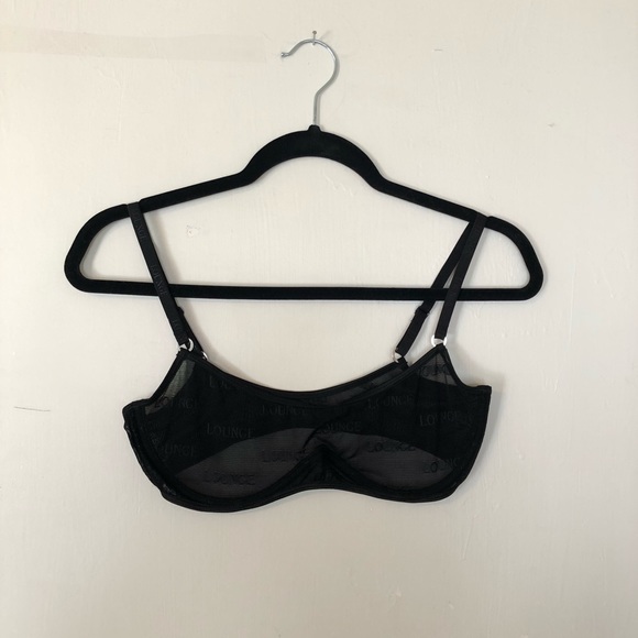 Lounge Bold Mesh Bra and Panties Set - Picture 4 of 6